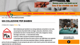 What Miacollezioniperbambini.com website looked like in 2020 (4 years ago)