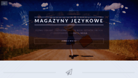 What Magazynyjezykowe.pl website looked like in 2020 (4 years ago)