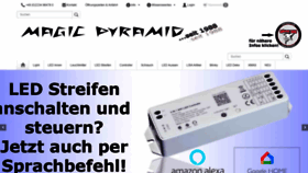 What Magic-pyramid.de website looked like in 2020 (4 years ago)