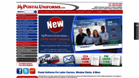 What Mypostaluniforms.com website looked like in 2020 (4 years ago)