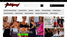What Modelujaca.pl website looked like in 2020 (4 years ago)