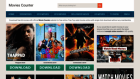 What Moviecounter.club website looked like in 2020 (4 years ago)