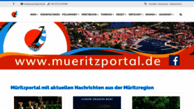 What Mueritzportal.de website looked like in 2020 (4 years ago)