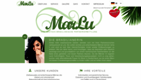 What Marlu.com website looked like in 2020 (4 years ago)