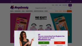 What Maquibeauty.pt website looked like in 2020 (4 years ago)