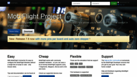 What Mobiflight.com website looked like in 2020 (4 years ago)