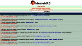 What Moviemad.store website looked like in 2020 (4 years ago)