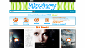 What Moviery.com website looked like in 2020 (4 years ago)