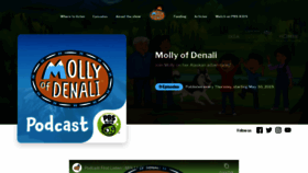 What Mollyofdenalipodcast.org website looked like in 2020 (4 years ago)