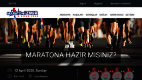 What Maratonizmir.org website looked like in 2020 (4 years ago)