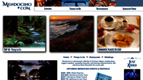 What Mendocino.com website looked like in 2020 (4 years ago)