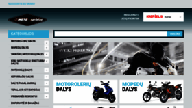 What Moto-sprintas.lt website looked like in 2020 (4 years ago)