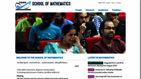 What Maths.iisertvm.ac.in website looked like in 2020 (4 years ago)