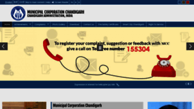 What Mcchandigarh.gov.in website looked like in 2020 (4 years ago)
