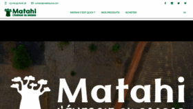 What Matahijuice.com website looked like in 2020 (4 years ago)