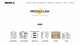 What Mezzalunaonline.com website looked like in 2020 (4 years ago)