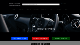 What Monsterexports.com website looked like in 2020 (4 years ago)