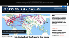 What Mappingthenation.net website looked like in 2020 (4 years ago)