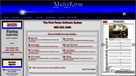 What Multiform.com website looked like in 2020 (4 years ago)