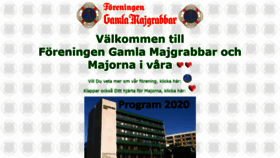What Majgrabbar.se website looked like in 2020 (4 years ago)