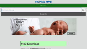 What My-free-mp3.net website looked like in 2020 (4 years ago)