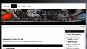 What Malawi-cichliden-portal.de website looked like in 2020 (4 years ago)