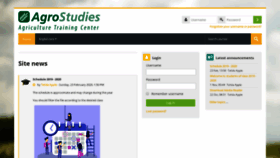 What Mdl.agrostudies.com website looked like in 2020 (4 years ago)