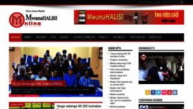 What Mwanahalisionline.com website looked like in 2020 (4 years ago)
