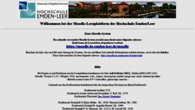 What Moodle.hs-emden-leer.de website looked like in 2020 (4 years ago)