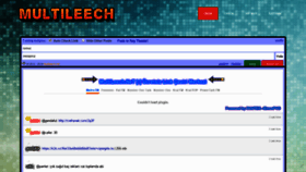 What Multileech.net website looked like in 2020 (4 years ago)