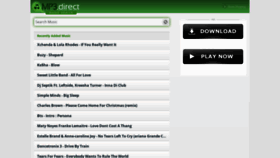 What Mp3direct.org website looked like in 2020 (4 years ago)