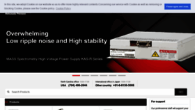 What Matsusada.com website looked like in 2020 (4 years ago)