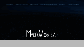 What Macroview.com.ar website looked like in 2020 (4 years ago)