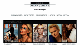 What Model-management.de website looked like in 2020 (4 years ago)