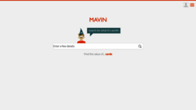 What Mavin.io website looked like in 2020 (4 years ago)
