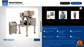 What Mastechmachinery.co.in website looked like in 2020 (4 years ago)