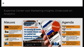What Moa.nl website looked like in 2020 (4 years ago)