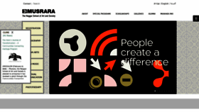 What Musrara.org website looked like in 2020 (4 years ago)