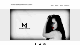 What Monsterjazzphoto.com website looked like in 2020 (4 years ago)