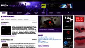What Musicstage.cz website looked like in 2020 (4 years ago)