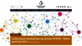 What Marketing-news.pl website looked like in 2020 (4 years ago)