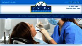 What Mabrydental.com website looked like in 2020 (4 years ago)