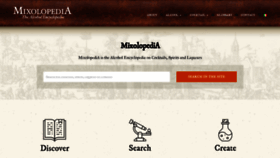 What Mixolopedia.com website looked like in 2020 (4 years ago)