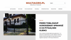 What Multiagro.pl website looked like in 2020 (4 years ago)