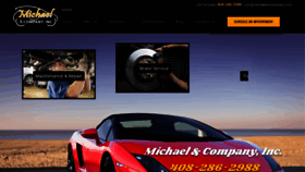 What Michaelandcompany.com website looked like in 2020 (4 years ago)