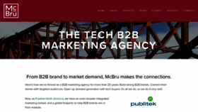 What Mcbru.com website looked like in 2020 (4 years ago)