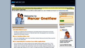 What Merceroneview.ie website looked like in 2020 (4 years ago)
