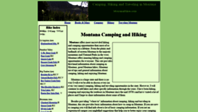 What Montanahikes.com website looked like in 2020 (4 years ago)