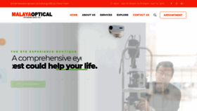 What Malayaoptical.com website looked like in 2020 (4 years ago)