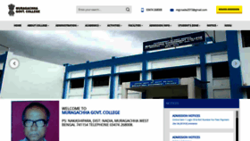 What Muragachhagovtcollege.in website looked like in 2020 (4 years ago)